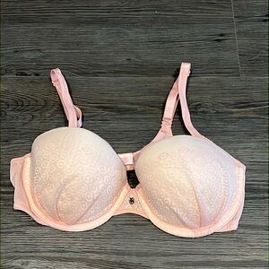 Victoria’s Secret Pink Bra Fabulous Lined Demi/Demi Buste Double 36C